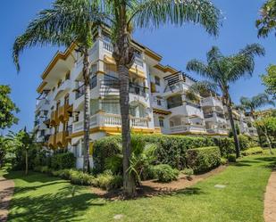 Exterior view of Flat for sale in Marbella  with Air Conditioner, Terrace and Swimming Pool