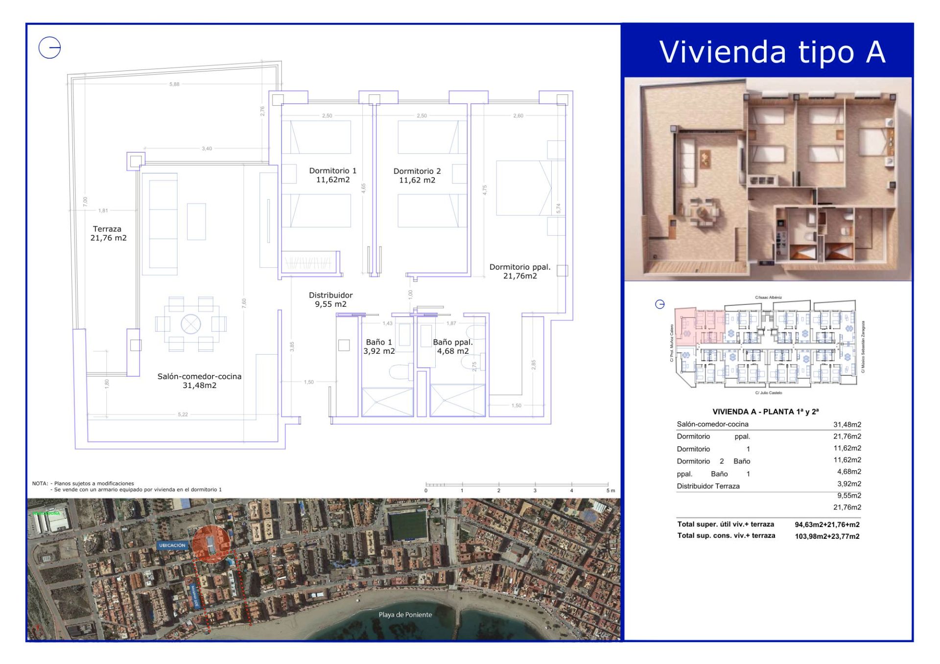 Àtic en venda en Águilas amb Terrassa i Piscina comunitària