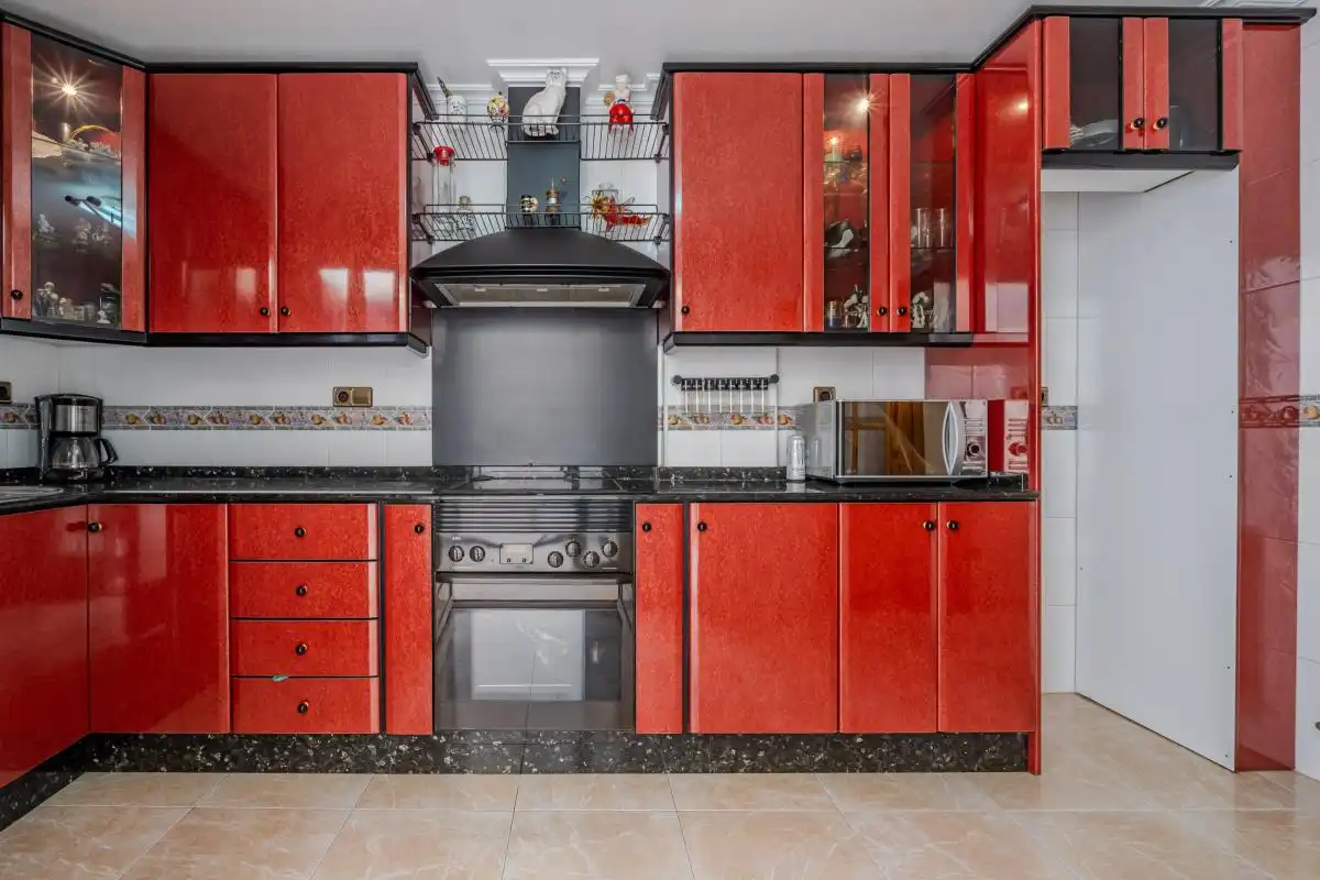 Cuina de Casa adosada en venda en Murcia amb Calefacció, Jardí privat i Terrassa