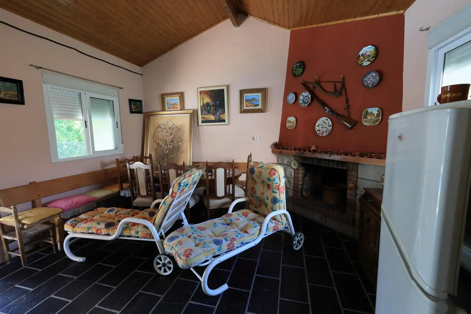 Wohnzimmer von Haus oder Chalet zum Verkauf in O Barco de Valdeorras   mit Heizung, Terrasse und Schwimmbad