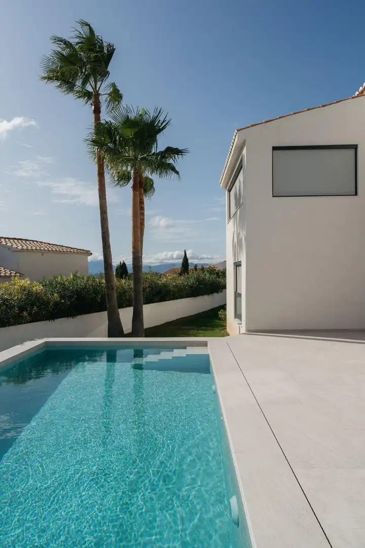 Vista exterior de Casa o xalet en venda en Benitachell / El Poble Nou de Benitatxell amb Aire condicionat, Jardí privat i Traster