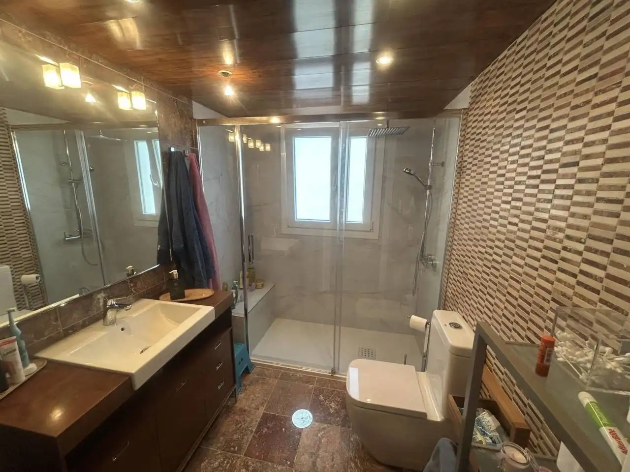 Bathroom of Houses for sale in Roquetas de Mar  with Air Conditioner, Private garden and Terrace