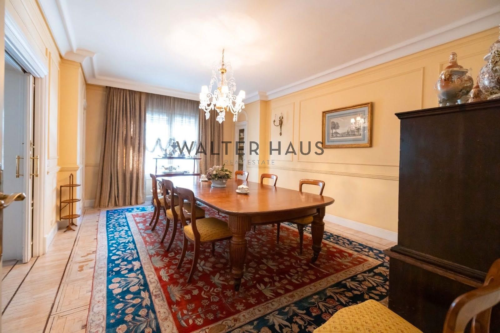 Dining room of Flat for sale in  Madrid Capital  with Air Conditioner, Heating and Terrace