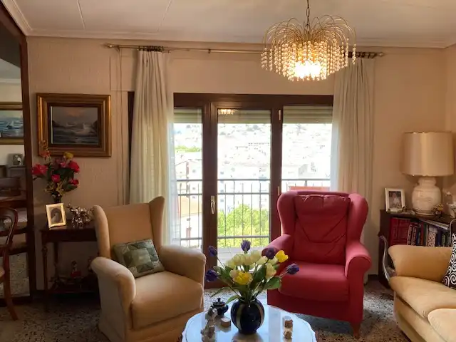 Sala de estar de Piso en venta en Monzón con Amueblado
