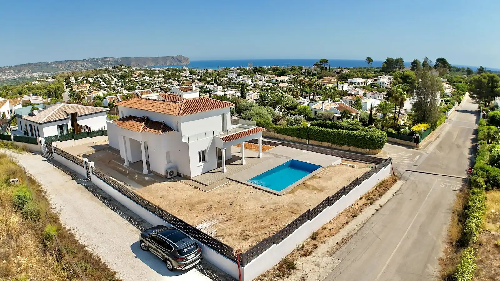 Exterior view of Houses for sale in Jávea / Xàbia  with Air Conditioner, Heating and Private garden