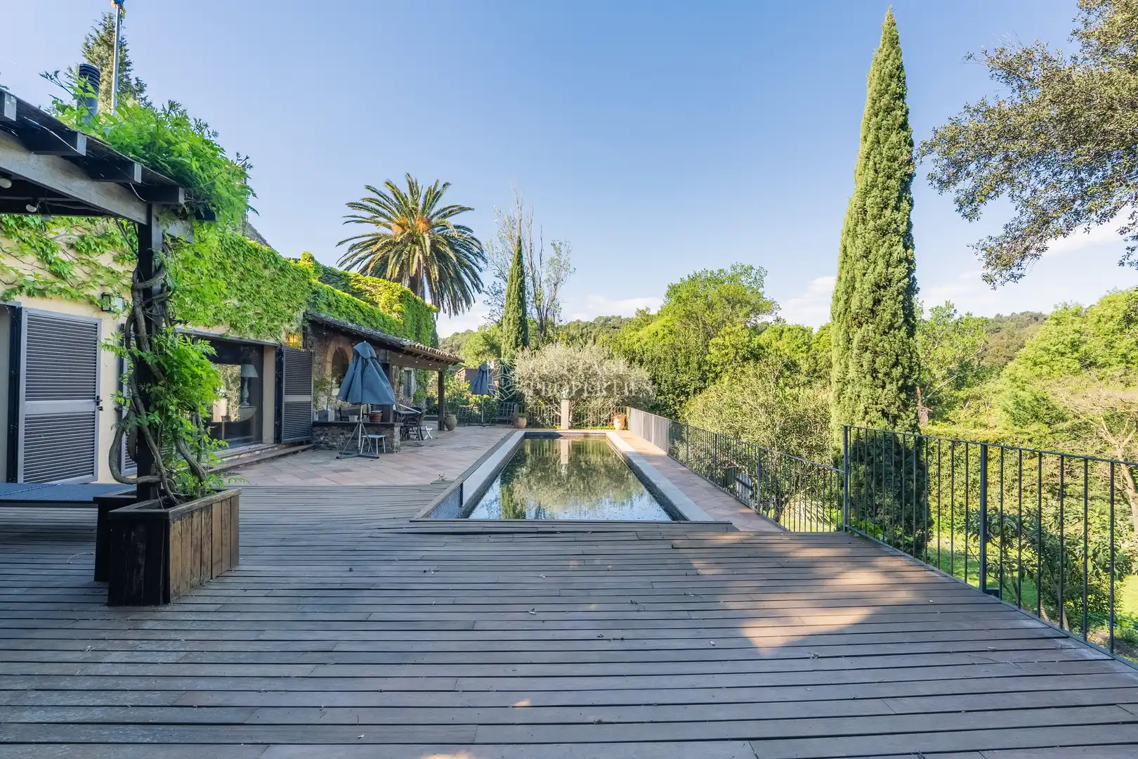 Terrace of Country homes for sale in Foixà  with Air Conditioner, Private garden and Swimming Pool