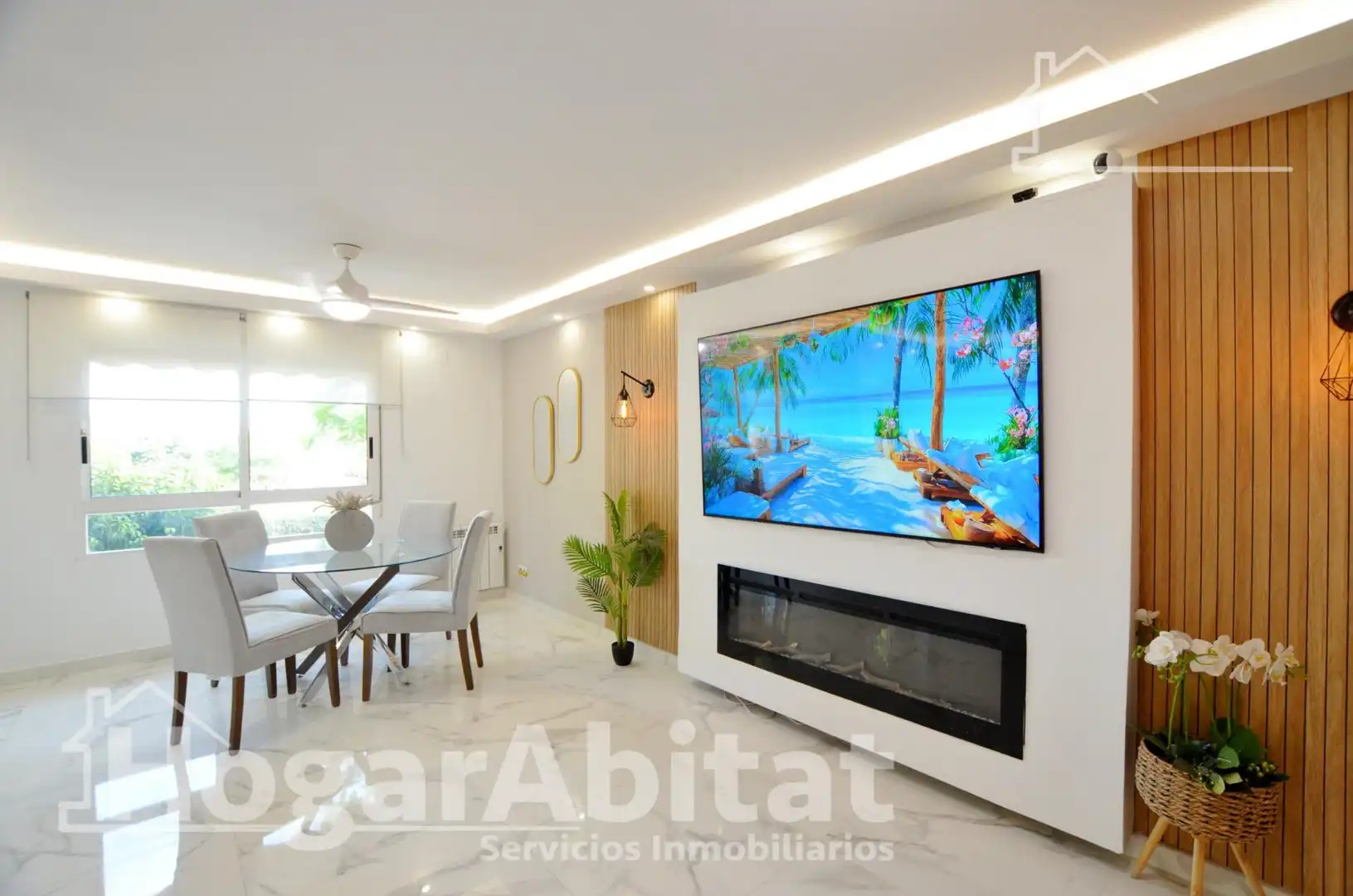 Living room of Flat for sale in Mutxamel  with Air Conditioner, Heating and Terrace