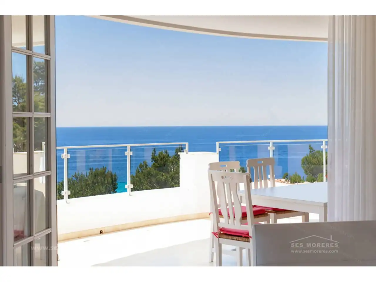 Terraza de Casa o chalet en venta en Es Migjorn Gran con Jardín privado, Terraza y Piscina