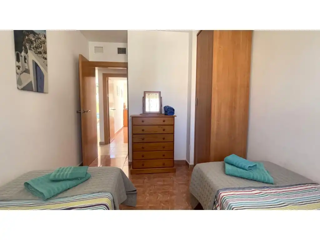 Schlafzimmer von Wohnungen zum Verkauf in Vera mit Klimaanlage, Terrasse und Schwimmbad