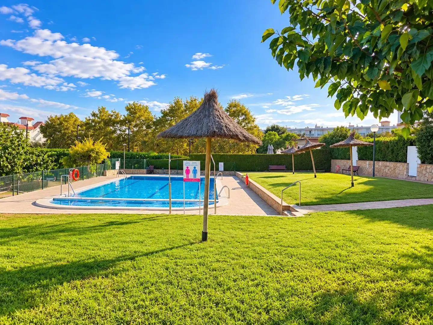 Piscina de Casa adosada en venda en Platges 