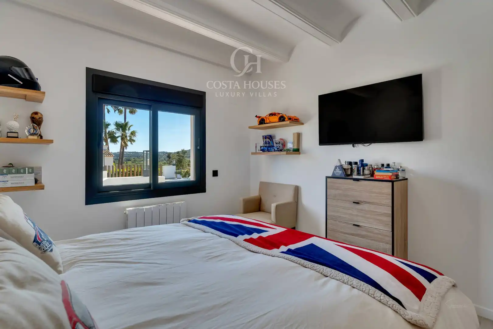 Bedroom of Houses for sale in Jávea / Xàbia  with Air Conditioner, Heating and Private garden