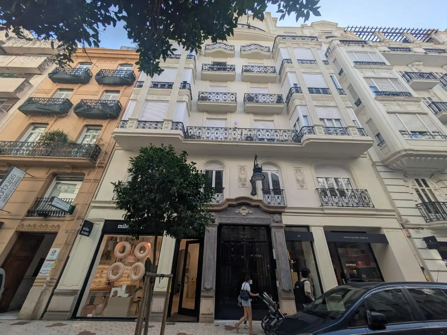 Vista exterior de Piso de alquiler en Valencia con Balcón