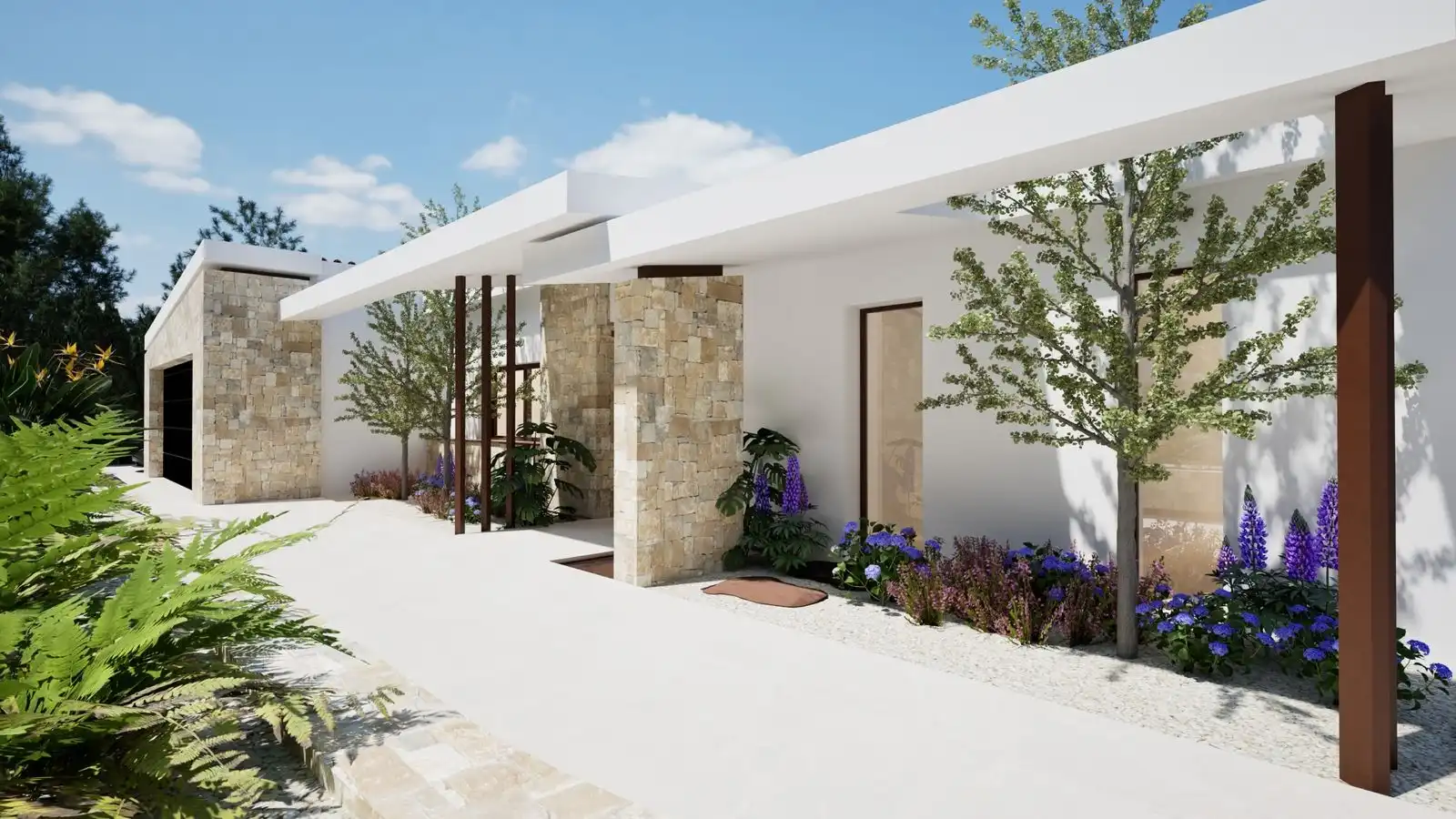 Exterior view of Houses for sale in Altea  with Air Conditioner, Private garden and Terrace