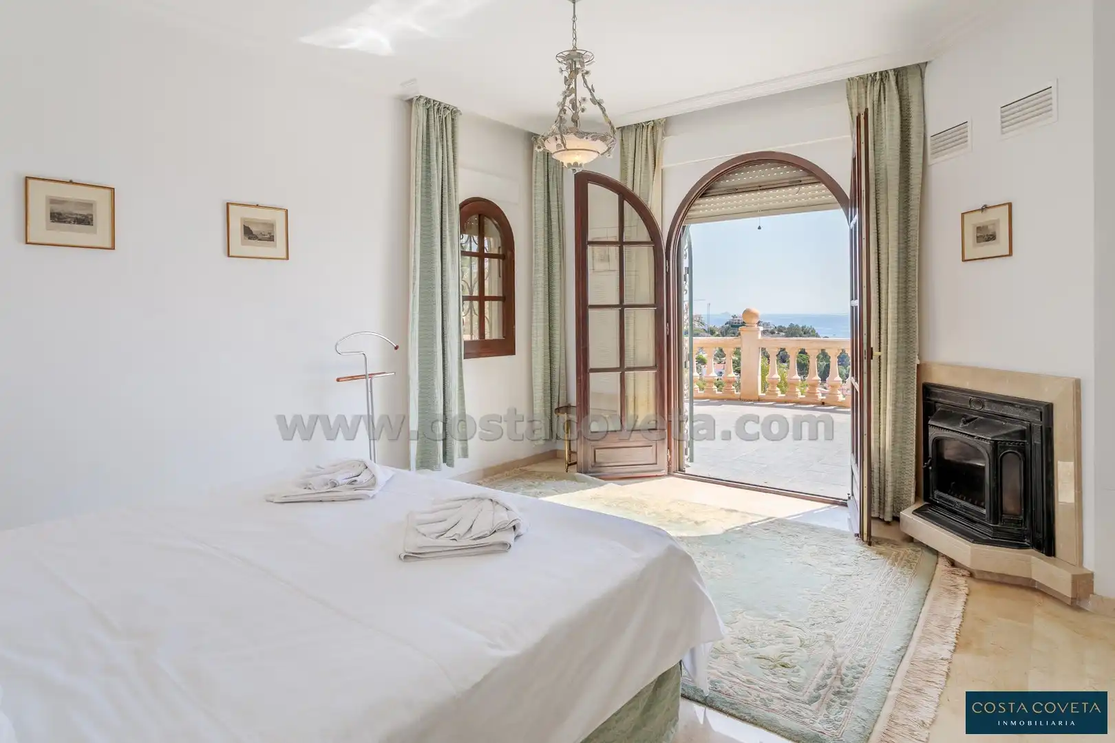 Bedroom of Houses for sale in El Campello  with Air Conditioner, Private garden and Terrace