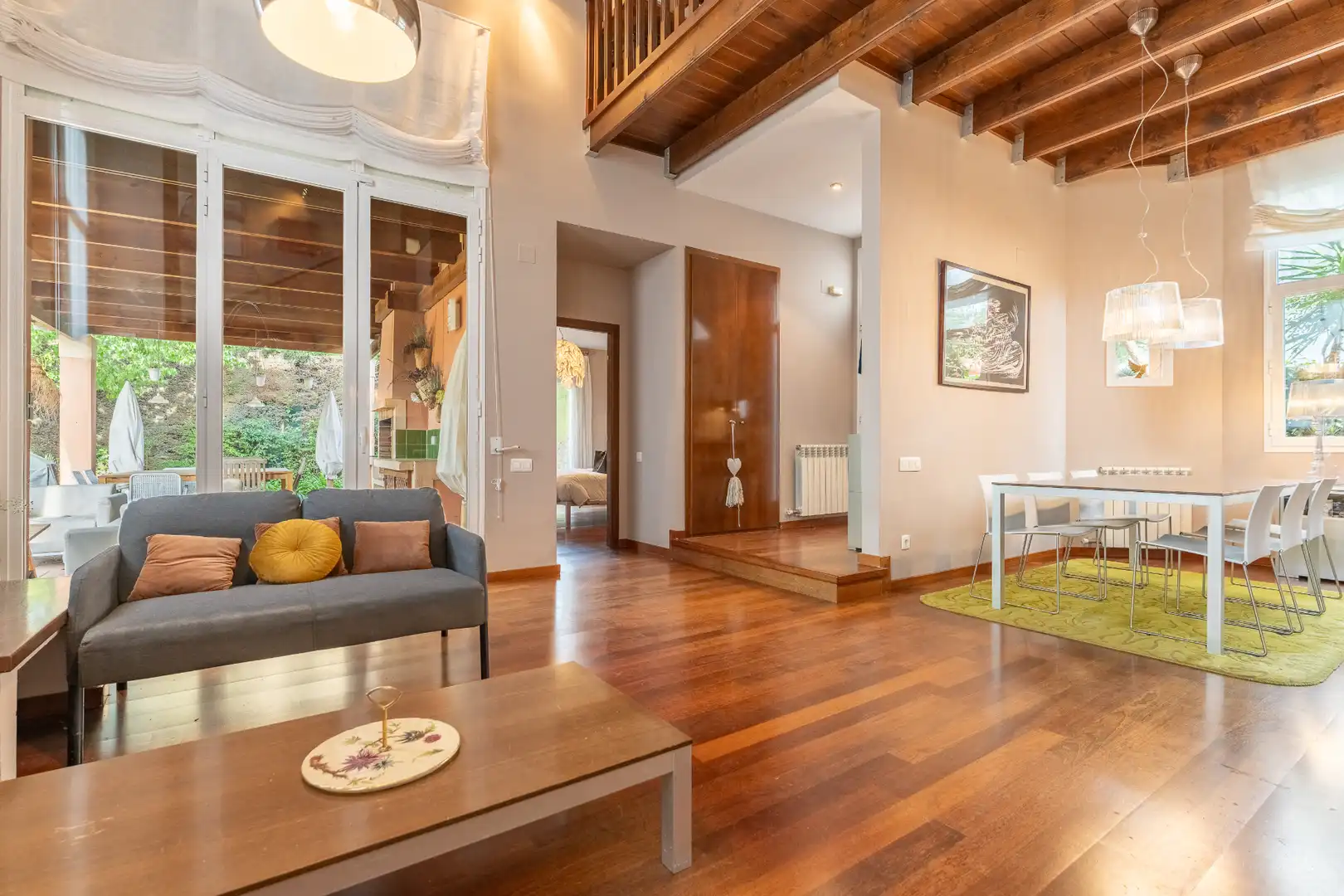 Wohnzimmer von Haus oder Chalet zum Verkauf in Reus mit Privatgarten, Parkett und Schwimmbad
