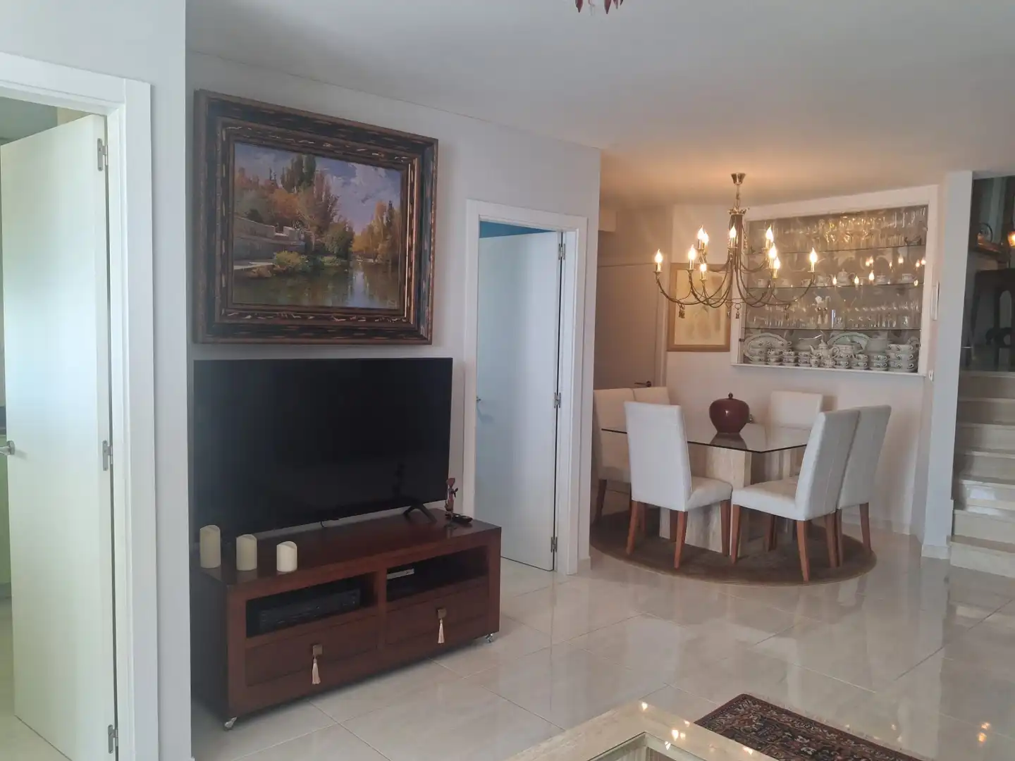 Living room of Flat for rent in Peñíscola / Peníscola  with Air Conditioner, Terrace and Swimming Pool