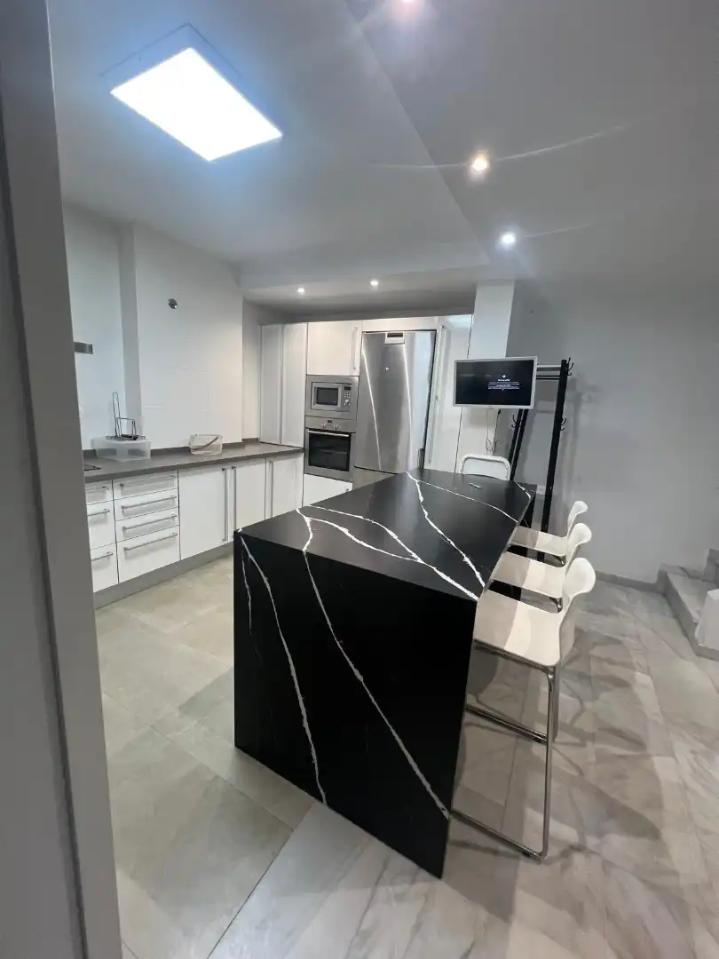 Kitchen of Detached homes for rent in Almería  with Air Conditioner, Terrace and Swimming Pool