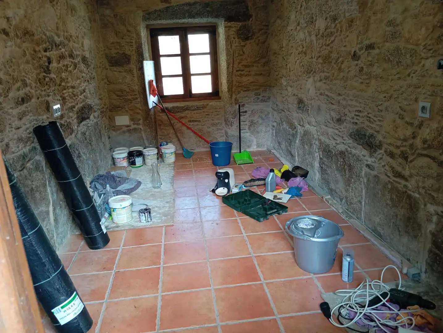 Cocina de Casa o chalet en venta en A Laracha   con Amueblado