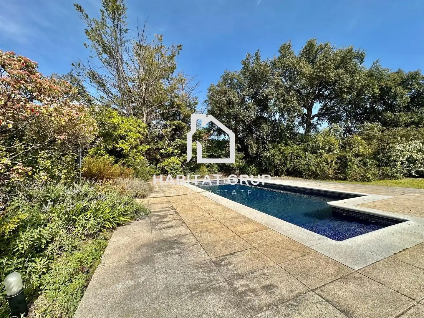 Piscina de Casa o xalet en venda en Santa Coloma de Farners amb Aire condicionat, Calefacció i Jardí privat