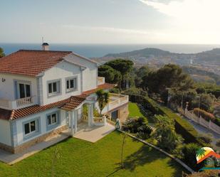 Exterior view of House or chalet for sale in Lloret de Mar  with Air Conditioner, Heating and Private garden