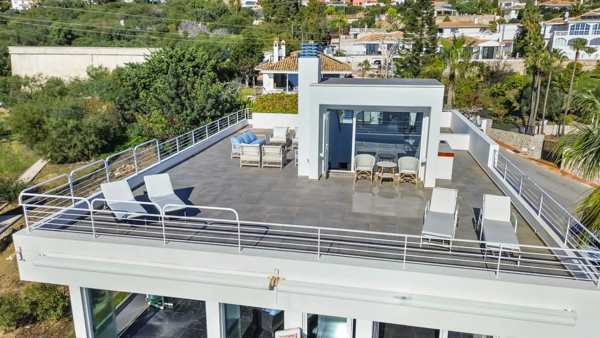Terrassa de Casa o xalet en venda en Benalmádena amb Aire condicionat, Calefacció i Jardí privat
