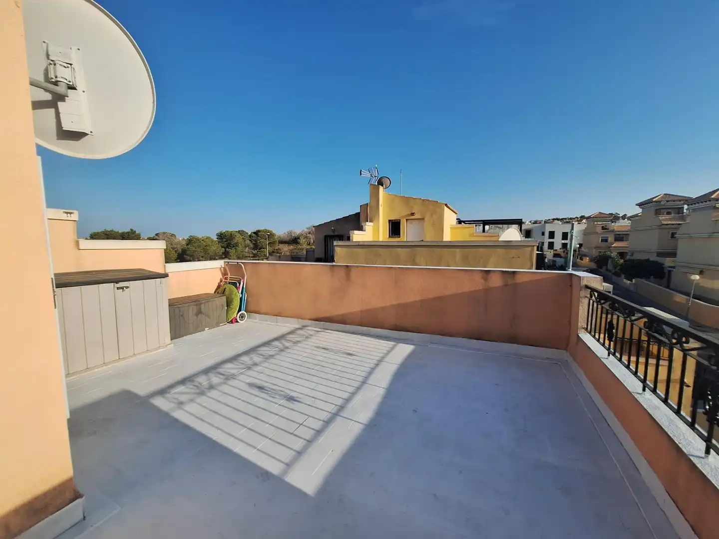 Terrace of Detached homes for rent in Orihuela  with Air Conditioner, Heating and Private garden