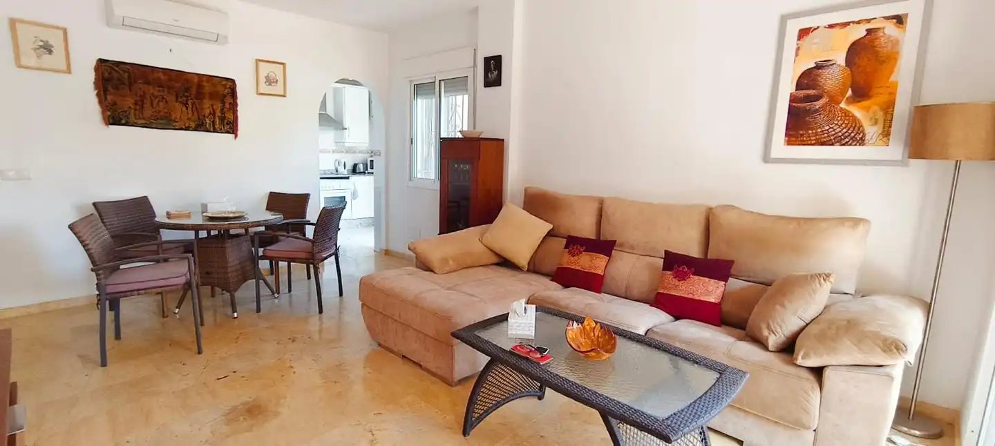 Sala de estar de Planta baja en venta en Vera con Aire acondicionado, Jardín privado y Terraza