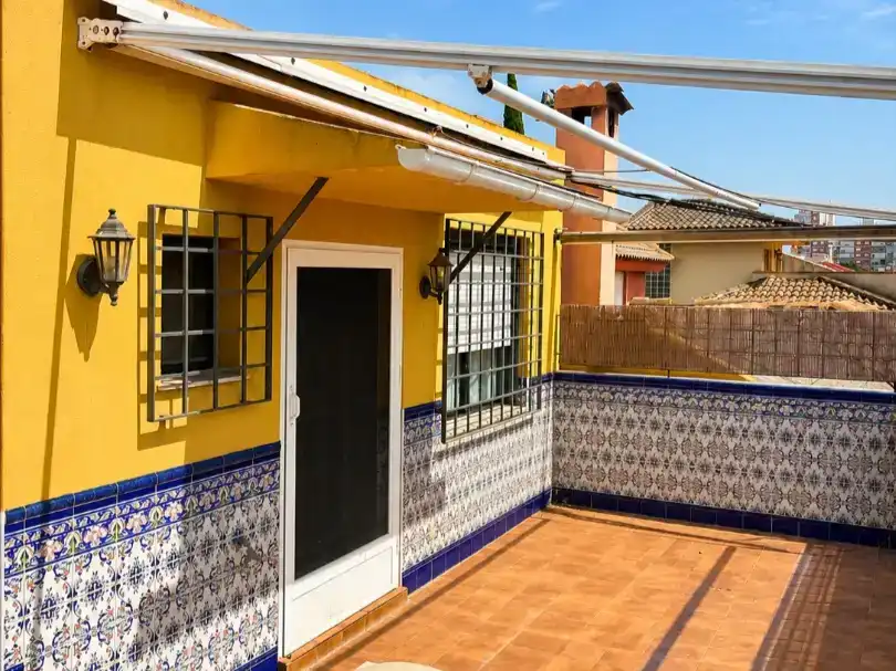 Terraza de Casa o chalet en venta en Cartagena con Aire acondicionado, Jardín privado y Parquet