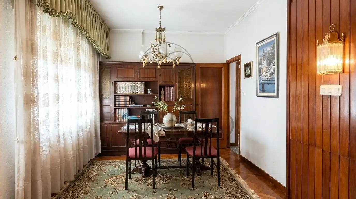 Dining room of Houses for sale in Vigo   with Heating, Private garden and Terrace