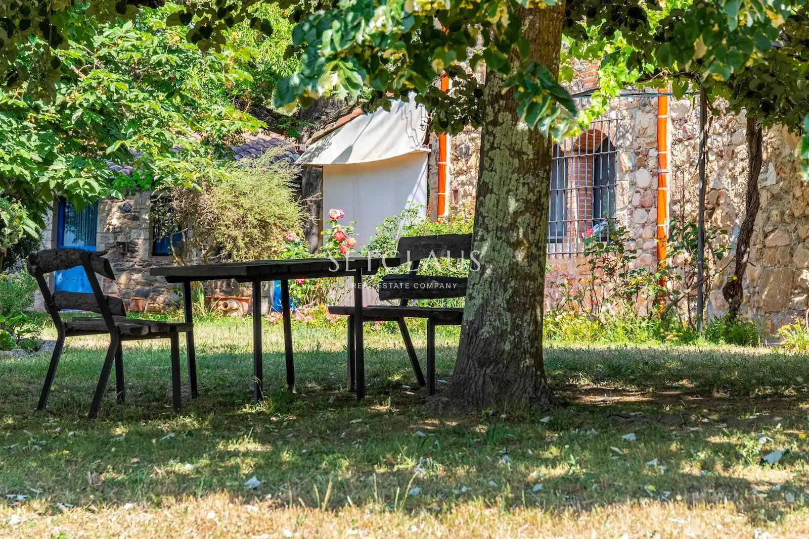 Jardí de Finca rústica en venda en Sant Feliu de Buixalleu amb Aire condicionat, Calefacció i Terrassa