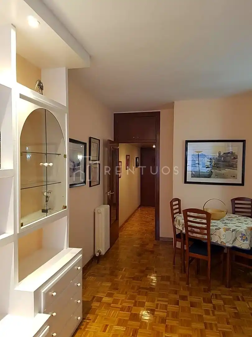 Sala d'estar de Àtic de lloguer en Barcelona amb Calefacció i Moblat