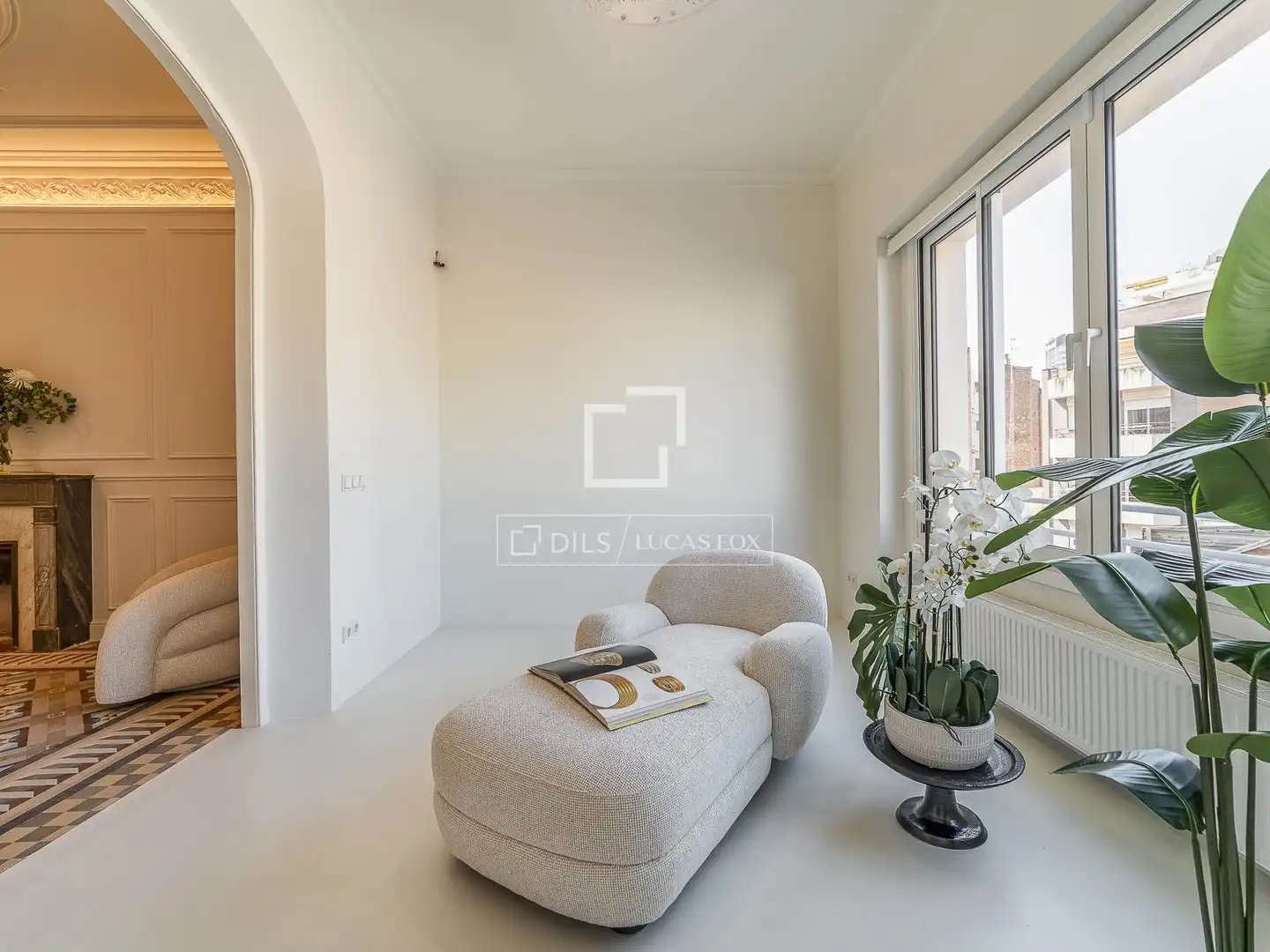 Sala de estar de Piso en venta en Barcelona con Aire acondicionado