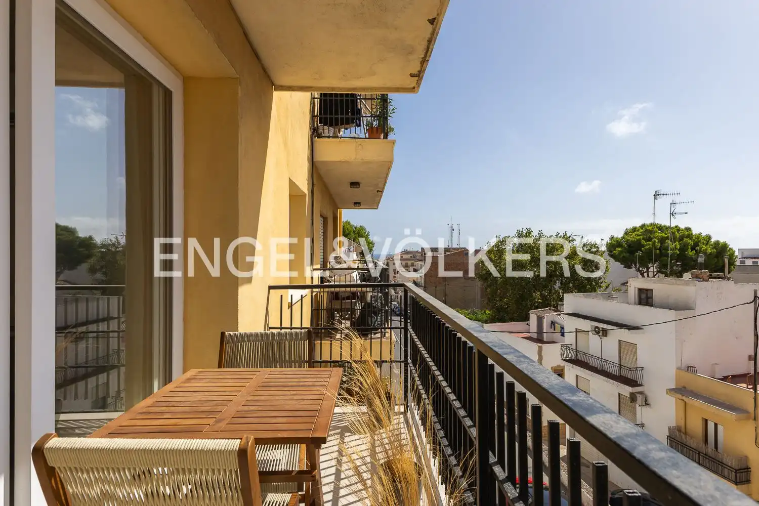 Terraza de Piso de alquiler en Jávea / Xàbia con Aire acondicionado, Calefacción y Amueblado