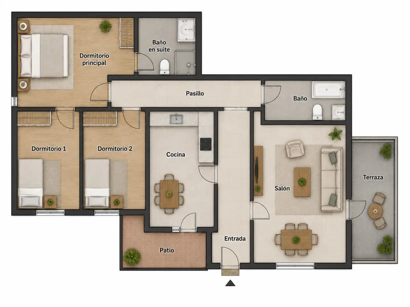 Piso en venta en Córdoba con Calefacción y Terraza