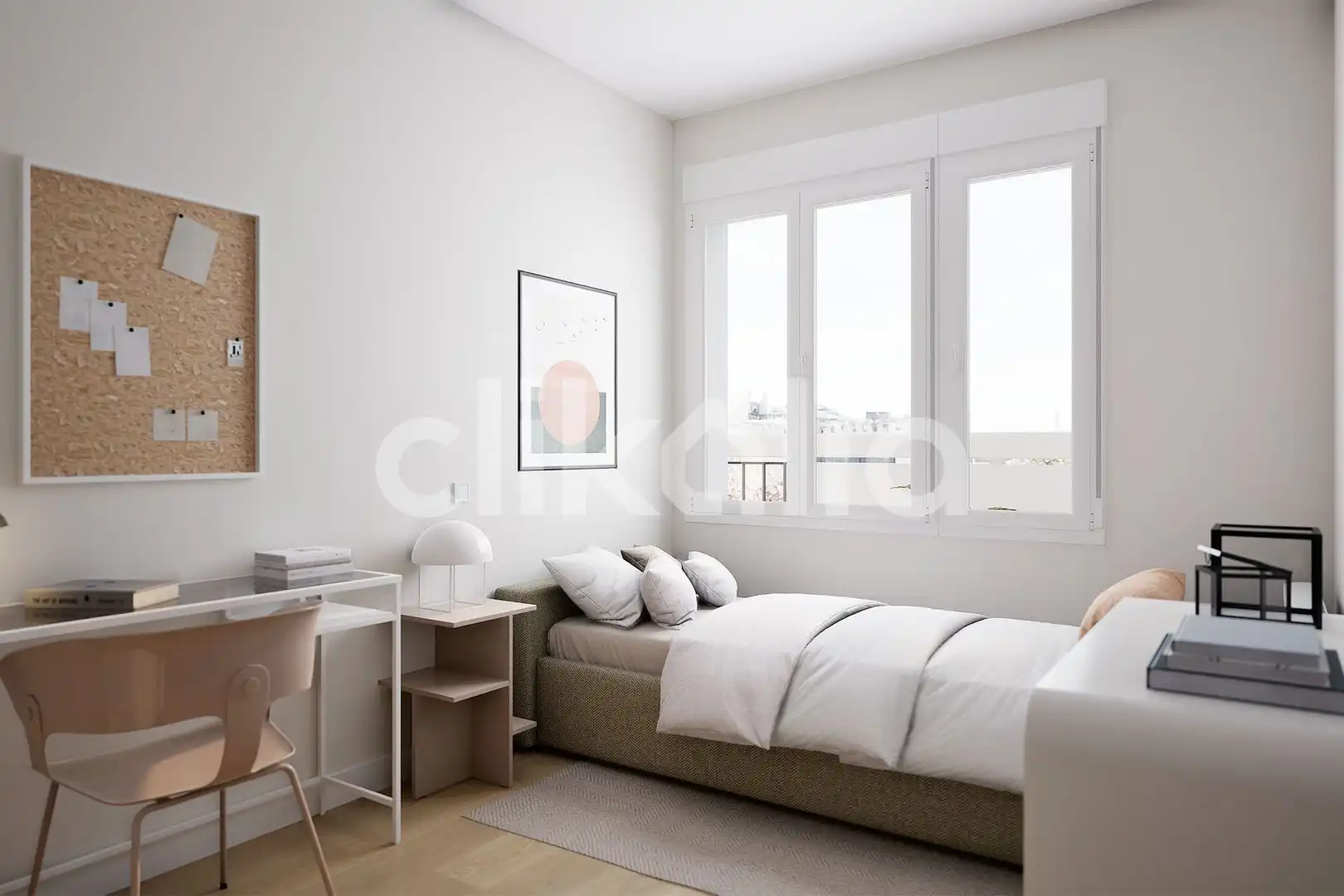 Bedroom of Flat for sale in Sevilla  with Air Conditioner and Terrace