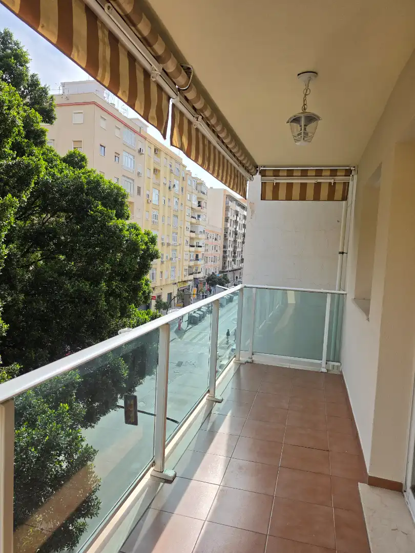 Balcony of Flat for rent in Málaga  with Air Conditioner, Terrace and Furnished