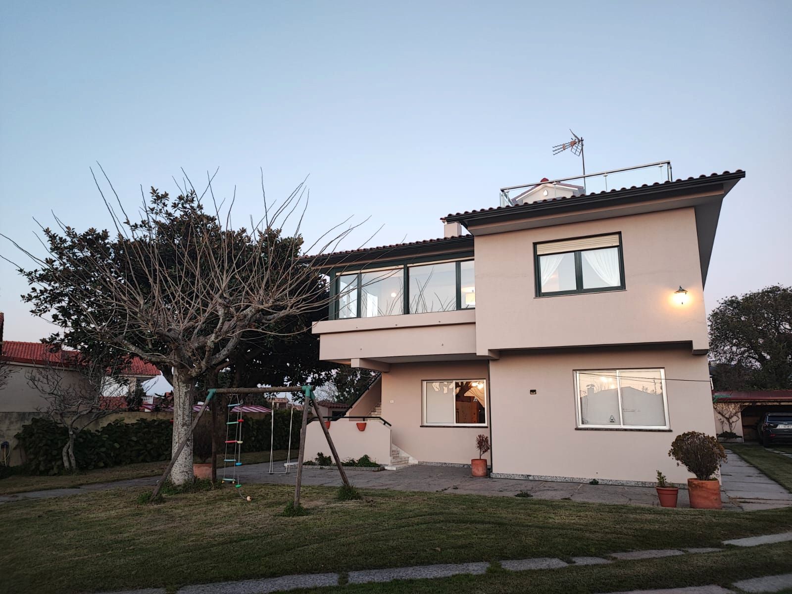 Exterior view of House or chalet for sale in Vigo   with Private garden, Terrace and Furnished