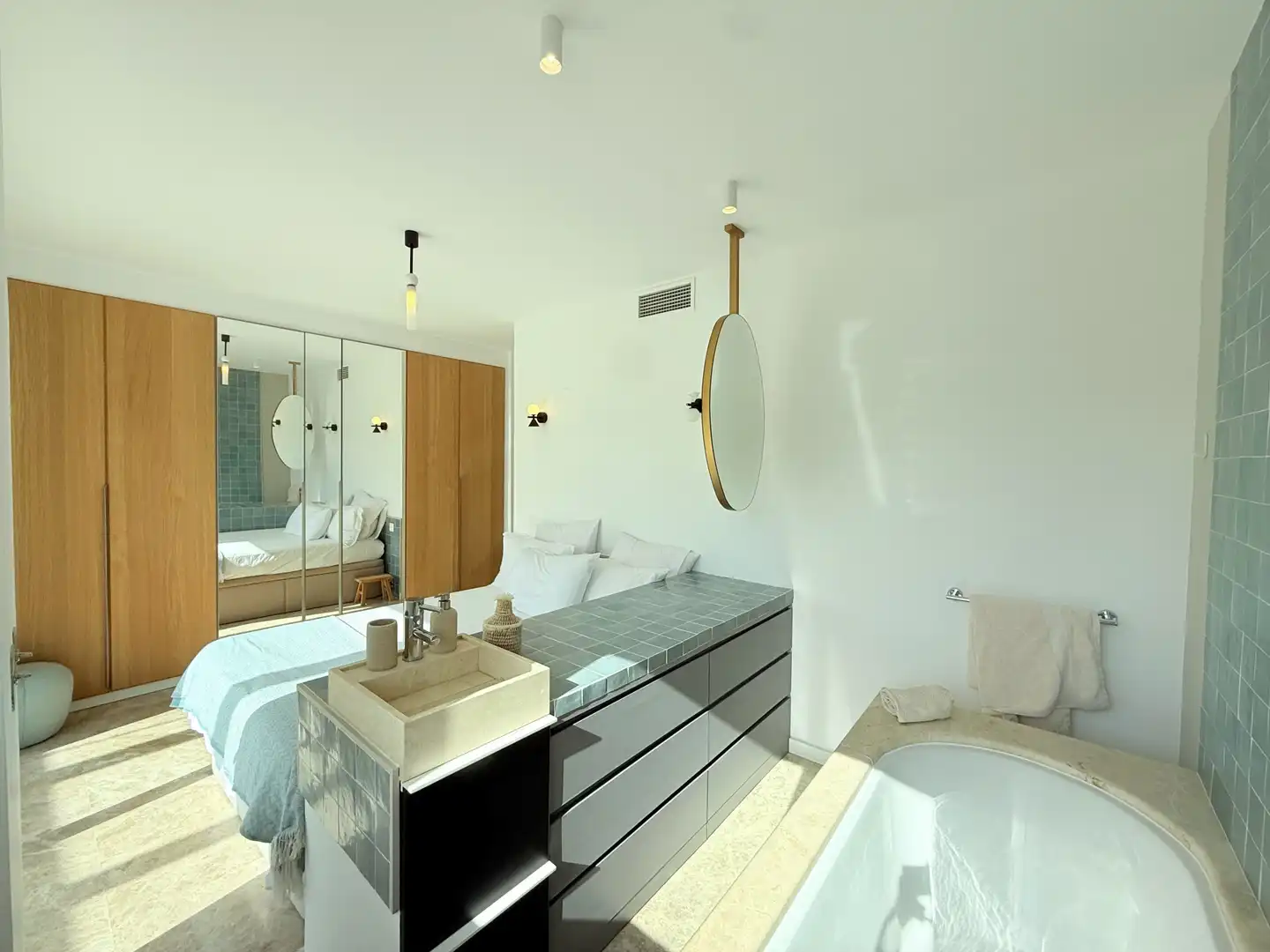 Schlafzimmer von Einfamilien-Reihenhaus zur Miete in Las Chapas - El Rosario