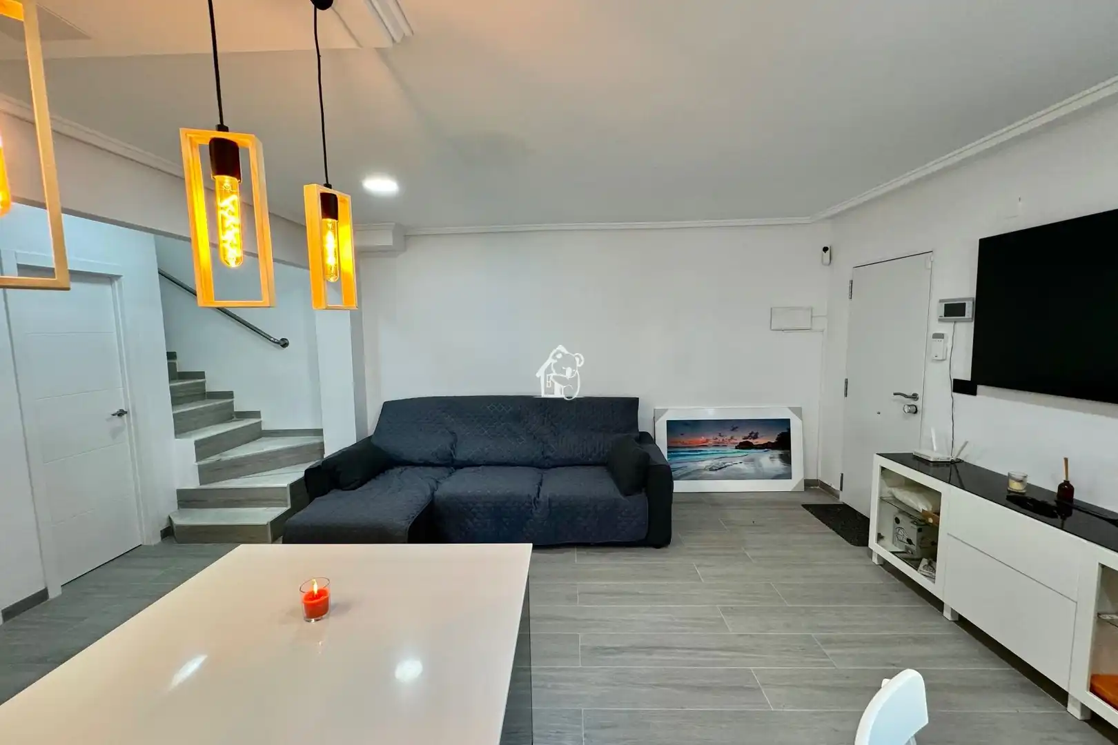 Sala de estar de Casa o chalet de alquiler en Torrevieja con Piscina