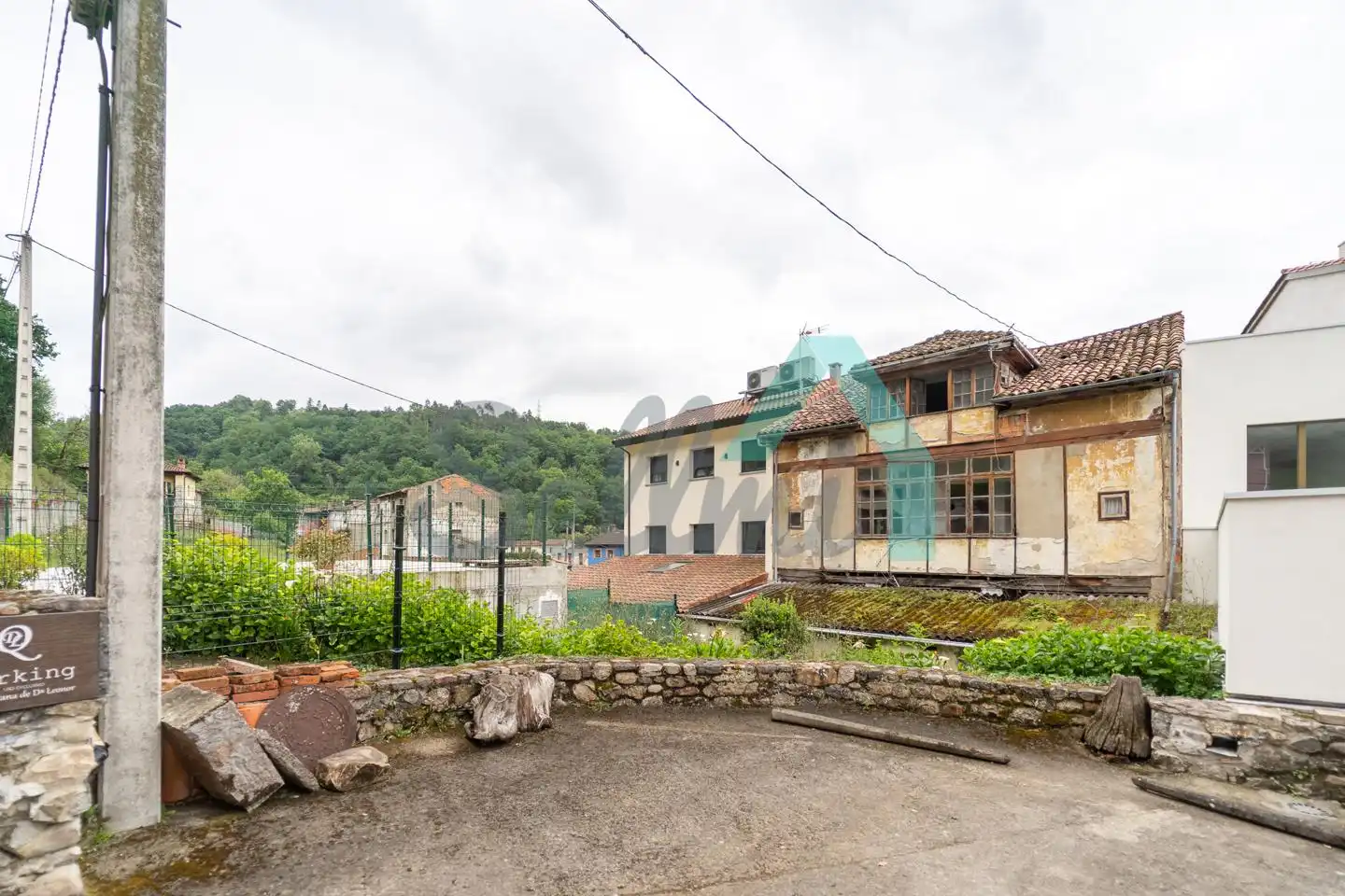 Vista exterior de Casa adosada en venta en Parres con Jardín privado