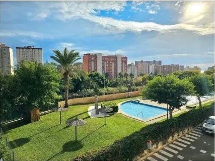 Exterior view of Flat for sale in Alicante / Alacant  with Private garden, Terrace and Furnished