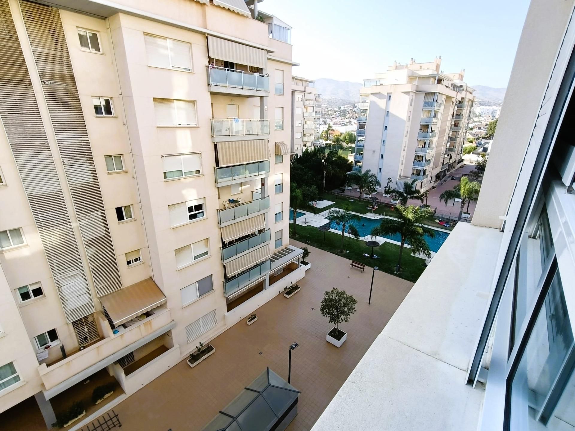 Exterior view of Flat to rent in Rincón de la Victoria  with Air Conditioner, Terrace and Community pool