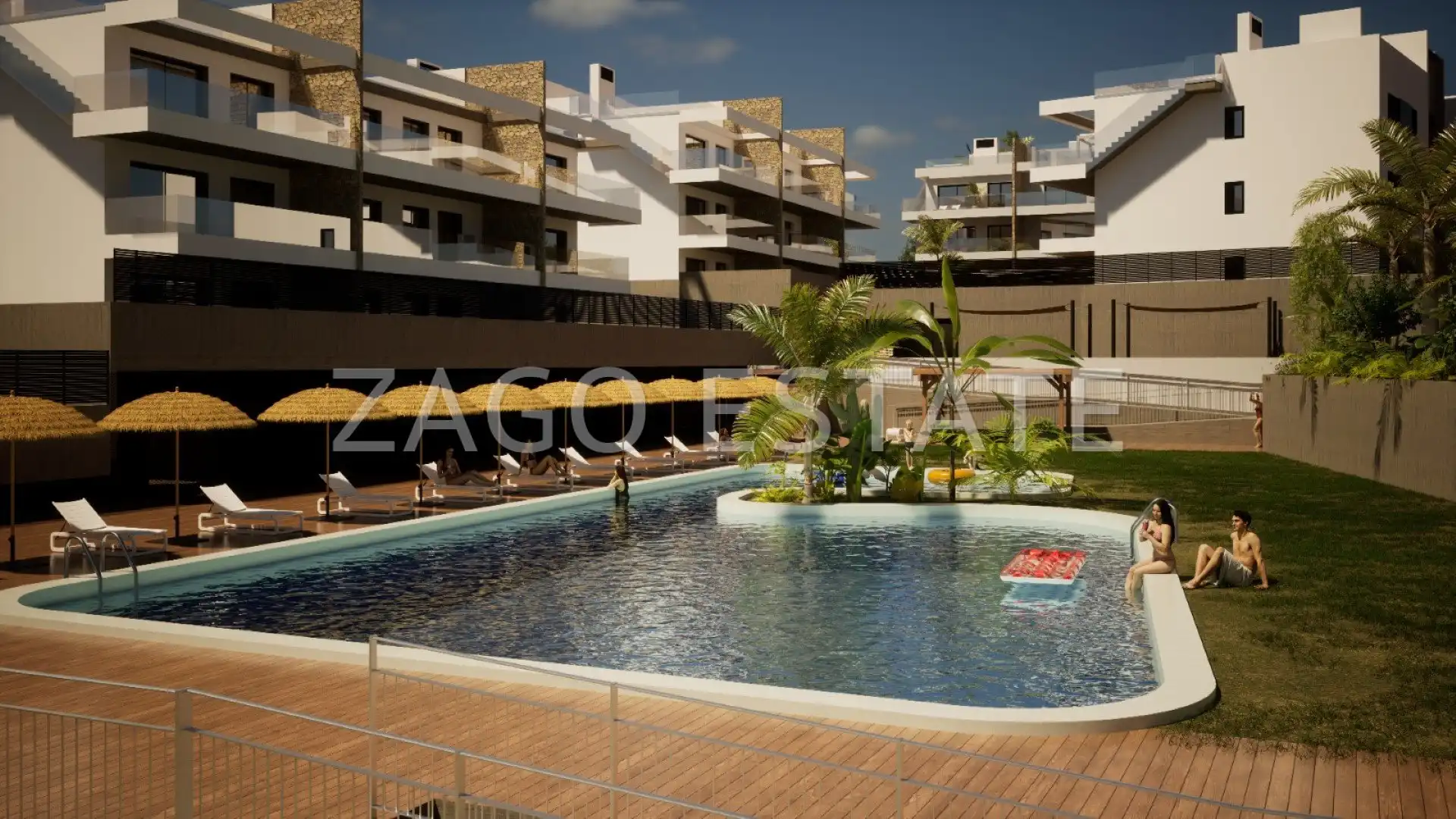 Apartamento con piscina en venta en Balcón de Finestrat - Terra Marina