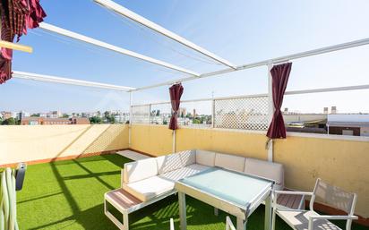 Terrassa de Dúplex en venda en San Juan de Aznalfarache amb Aire condicionat, Jardí privat i Terrassa