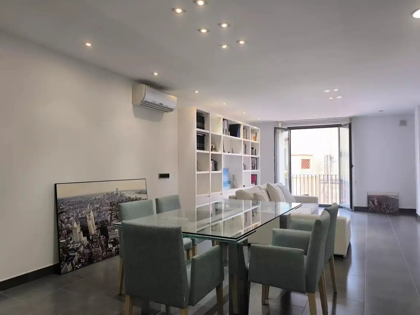 Dining room of Flat for sale in Hostalric  with Air Conditioner, Heating and Terrace