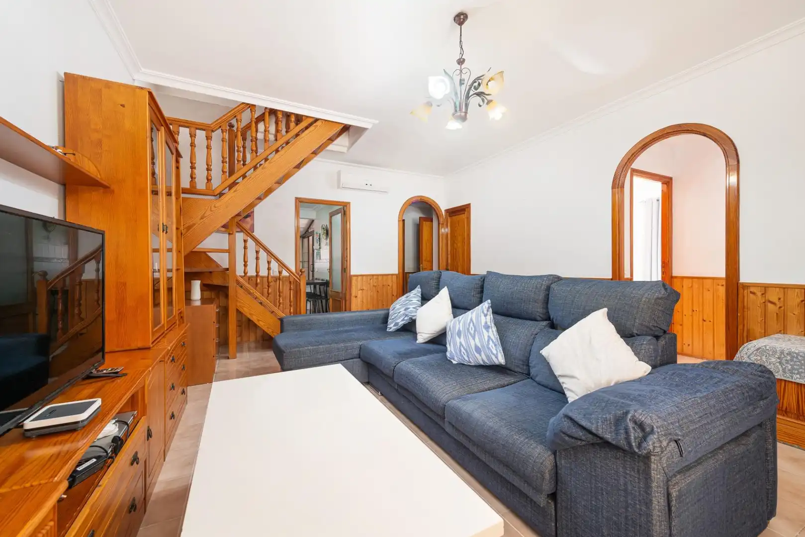Sala de estar de Casa adosada en venta en Alcúdia