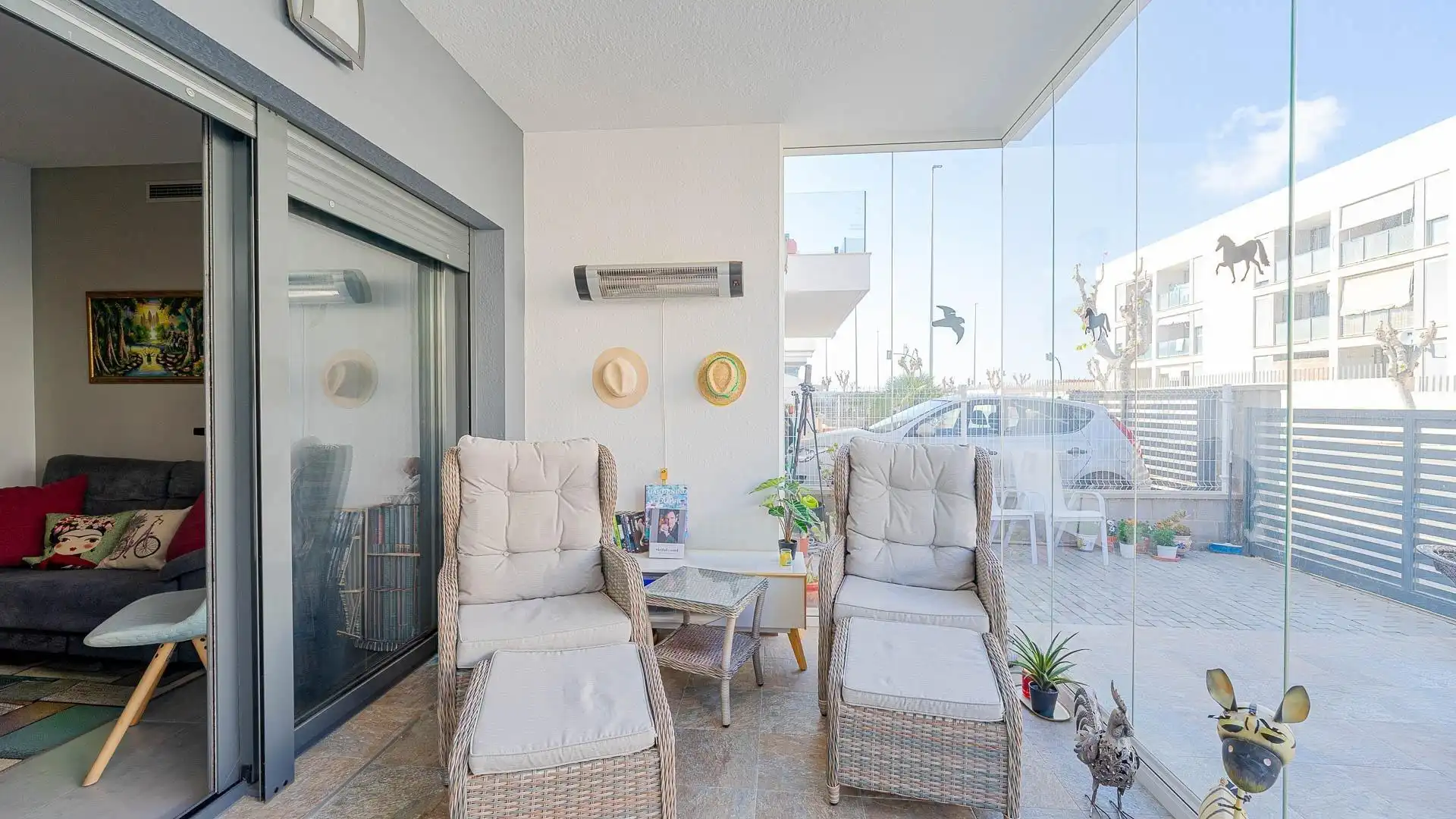 Terraza de Casa o chalet en venta en Pilar de la Horadada con Jardín privado, Trastero y Amueblado
