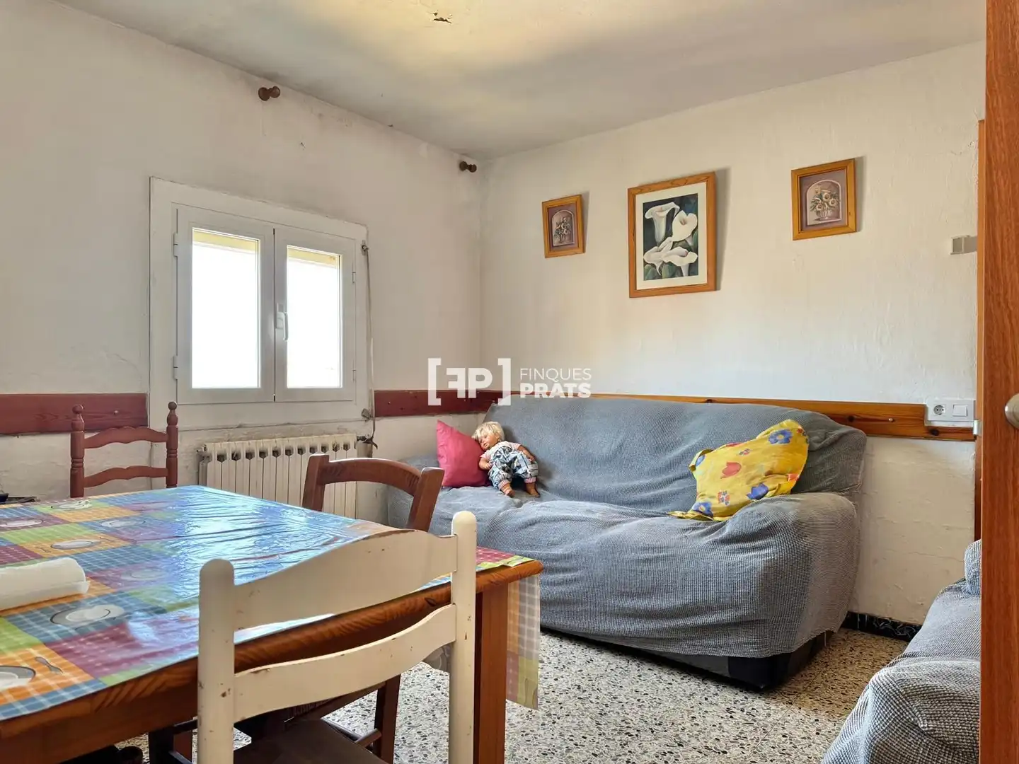 Sala d'estar de Casa o xalet en venda en Alguaire amb Aire condicionat