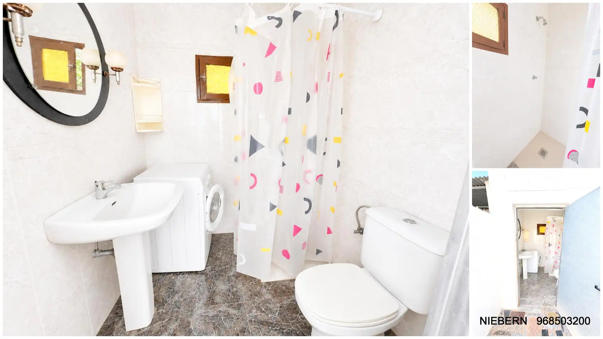 Bany de Casa o xalet en venda en Cartagena amb Aire condicionat, Jardí privat i Terrassa
