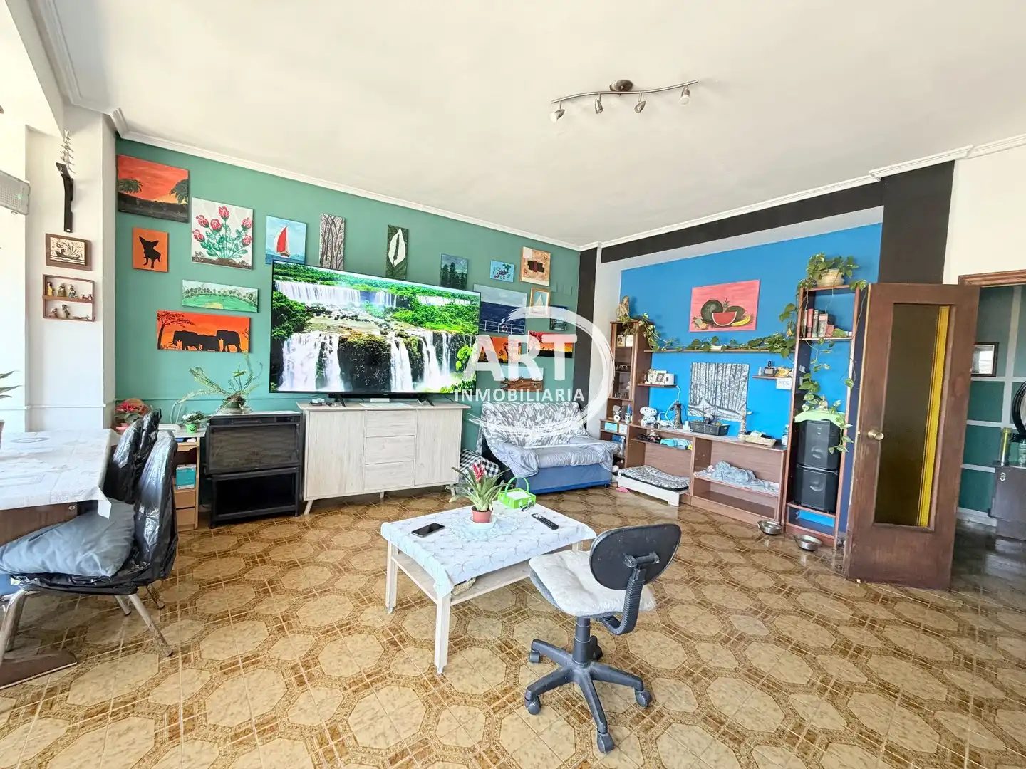 Sala de estar de Piso en venta en Benissanó con Terraza
